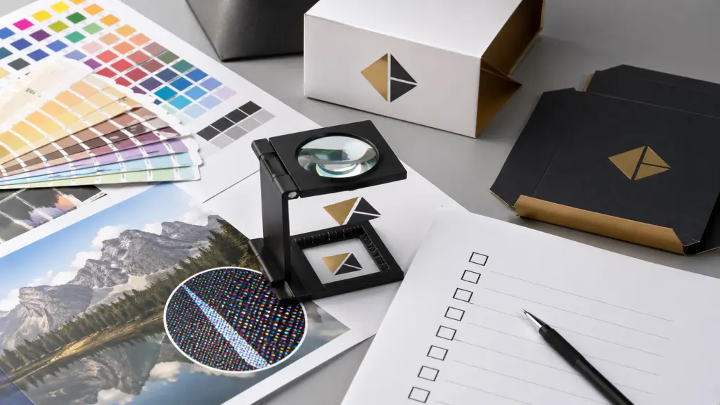 Чек-лист проверки CMYK, шрифтов, вектора и разрешения изображений